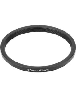 67mm to 62mm Metal Step-Down Ring: Adapter for Filters and Lenses on Your Camera