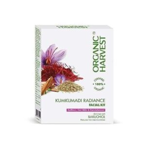 Organic Harvest Kumkumadi Radiance Facial Kit: Achieve Glowing Skin for Women & Men (40 gm)