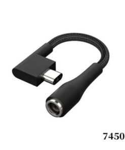 Razer Blade 15 Laptop Power Cord Cable with DC 7450 Tip to 3 Pin Plug Converter
