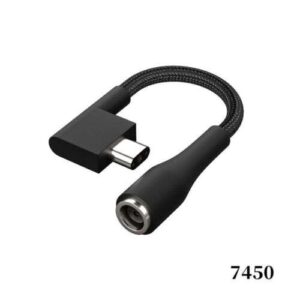Razer Blade 15 Laptop Power Cord Cable with DC 7450 Tip to 3 Pin Plug Converter