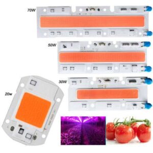 Powerful Full Spectrum LED Grow Light for Optimal Plant Growth: COB Chip Hydroponics Greenhouse Lamp
