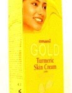 Emami GOLD 24k Gold Turmeric Skin Lightening Cream with Natural Herb Extracts, 30ml