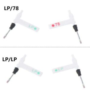 Premium Turntable Stylus Replacement: Touch Pin and Sapphire Dual Needle for Vinyl Playback