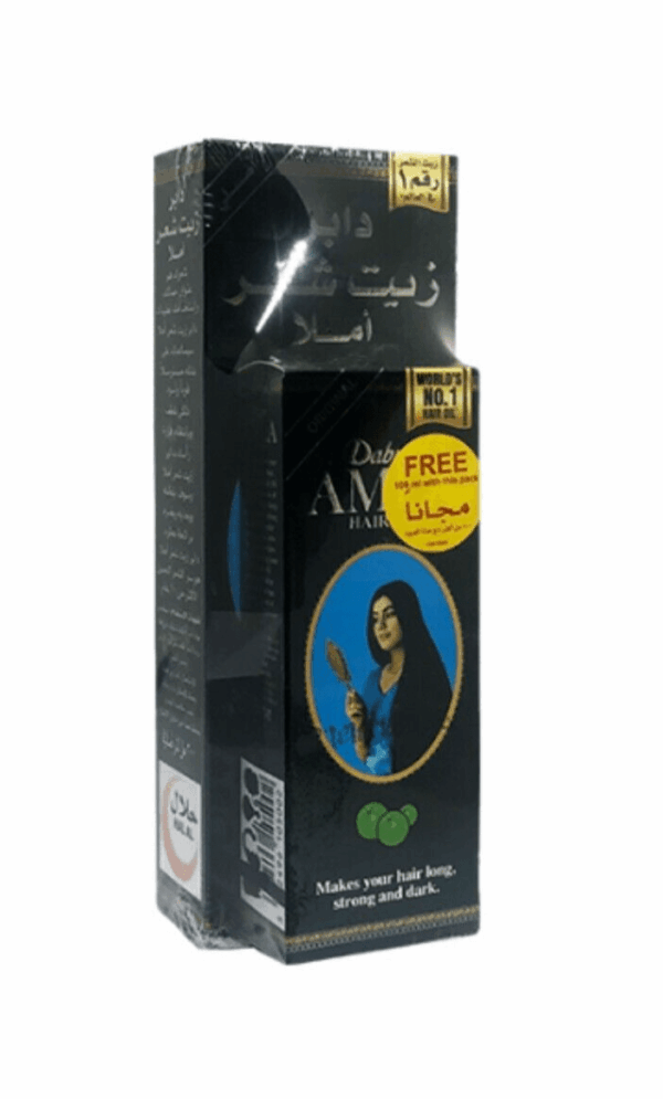 Dabur Amla Hair Oil for Long, Strong and Dark Hair: 300ml + 100ml Free