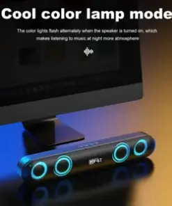 Immersive Home Theater Experience: Wired/Wireless Bluetooth 5.1 Soundbar for TV, PC, & More