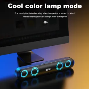 Immersive Home Theater Experience: Wired/Wireless Bluetooth 5.1 Soundbar for TV, PC, & More