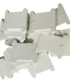 Embroidery Bobbins Winding Organizer - 38mm x 35mm, Set of 200 Floss Bobbins for Thread