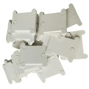 Embroidery Bobbins Winding Organizer - 38mm x 35mm, Set of 200 Floss Bobbins for Thread
