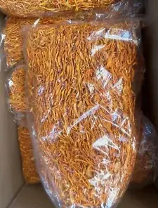 Enrich Your Culinary Delights with Whole Cordyceps Flower Dried Edible Mushrooms (500 Grams)