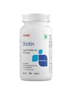 GNC Biotin 10000mcg: Boost Hair Growth, Reduce Thinning and Hair Fall