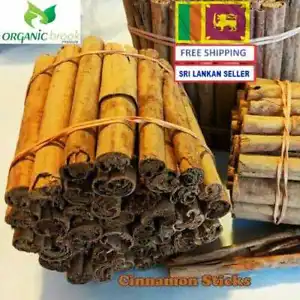 100% Pure Ceylon ALBA Cinnamon Sticks: Organic Sri Lankan Finest Quality