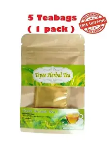 Tepee Thai Organic Tea: Natural Herbal Muscle Pain Relief, Ache Relieving Teabags (5 Pack)