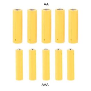 5 Pack AA/AAA Dummy Batteries - Ideal for Electronics Testing and Placeholders
