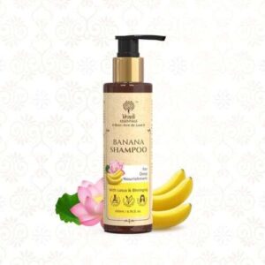 Khadi Essentials Banana Shampoo for Hair Growth & Deep Nourishment - 200 ml