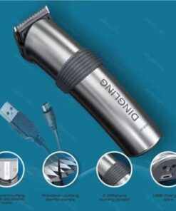 USB Rechargeable Electric Hair Trimmer for Professional and Home Use