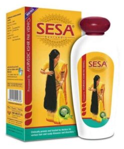 Sesa Oil for Long, Beautiful, & Nourished Hair: 90ml, 100% Natural Hair Growth & Strengthening Oil