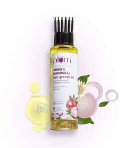 Plum Onion Hair Oil for Growth & Strength with Bhringraj, Curry Leaf & Amla - 100ml