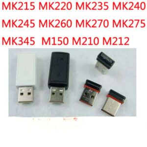 Logitech MK220/MK235/MK240/MK245/MK260/MK270 Wireless Mouse Receiver Adapter for Desktop Use