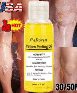 Illuminate and Rejuvenate: Yellow Peeling Oil for Skin Brightening, Acne Reduction, and Melanin Suppression