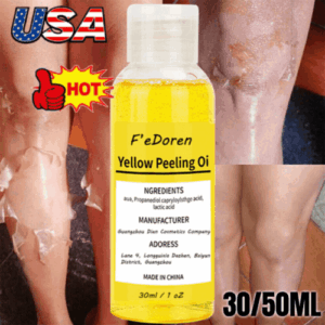 Illuminate and Rejuvenate: Yellow Peeling Oil for Skin Brightening, Acne Reduction, and Melanin Suppression
