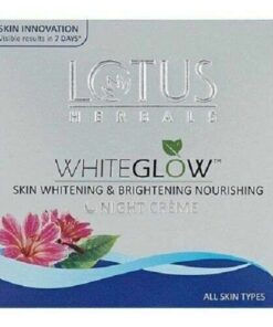 Lotus Herbals Whiteglow Skin Whitening & Brightening Nourishing Night Creme for Radiant and Luminous Skin