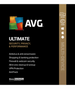 AVG Ultimate 2024: Comprehensive Cybersecurity for One Device for Three Years