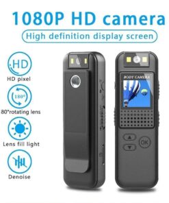 Ultra-Clear HD Body Camera: Capture Every Moment with 1080P Video and IR Night Vision