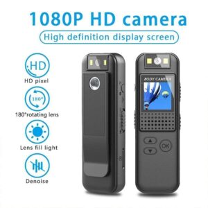 Ultra-Clear HD Body Camera: Capture Every Moment with 1080P Video and IR Night Vision