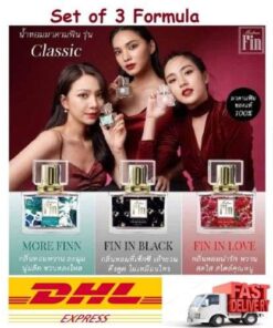Best Thai Perfume Madame Fin 3 x 30ml Pheromone Famous Fragrance For Unisex