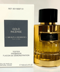 GOLD INCENSE by Carolina Herrera 3.4 fl.oz/100ml EDP, Ambery Woody Fragrance for Women, As Shown