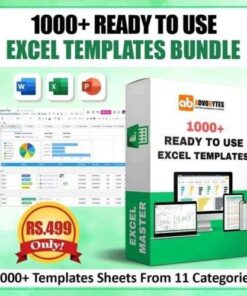 Simplify Your Workflow: 1000+ MS Excel Templates Bundle for Seamless Data Management