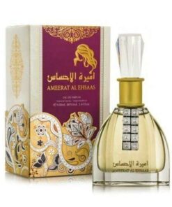Enchanting Fragrance: Ameerat al Ehsaas ARD ALZAAFARAN 100 ML Eau De Parfum, an Arabian Delicacy