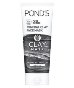 Ponds Pure Detox Mineral Clay & Activated Charcoal Oil-Free Glow Face Mask - 90gm