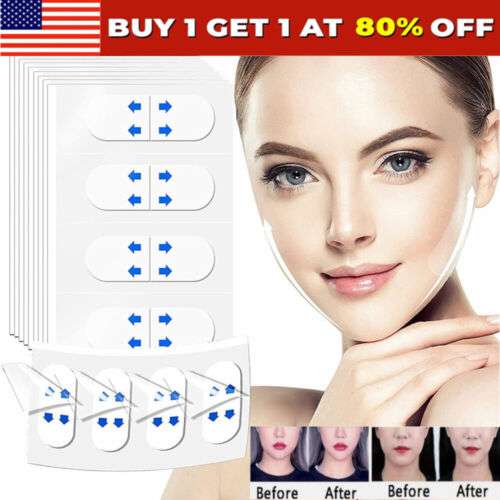 40-Piece Instant Face Lift Kit: Face and Neck Tapes for Instant Skin Tightening and Wrinkle Reduction