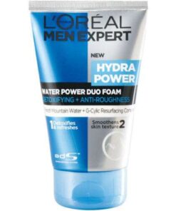 L'Oréal Paris Men Expert Hydra Power Water Power Duo Foam 100ml: Hydrating and Refreshing Face Wash for Men