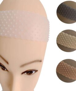 Secure Your Wig with Invisible Comfort: Transparent Silicone Headband for Wigs, Sports & Yoga