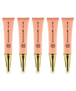 Advanced 5-Piece Permanent Tattoo Removal Cream for Eyebrows: Painless and Maximum Strength