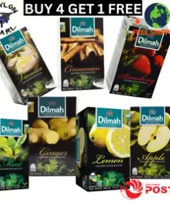 Enriching Brew: Dilmah's Premium Ceylon Black Tea in Convenient Tea Bags for Perfect Cocktails and Mocktails