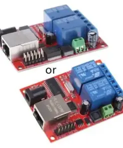 Smart Home Automation: LAN Ethernet 2 Way Relay Board with TCP/UDP Control and Web Server for Remote Switching and Delay Functions
