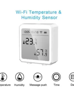 Smart WLAN Temperature and Humidity Sensor: Monitor Indoor Environment with Real-Time Data