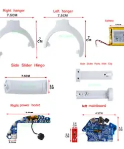 Genuine Sony WH-CH710N Side Slider Replacement Parts with Comfortable EarPads for Enhanced Audio Experience