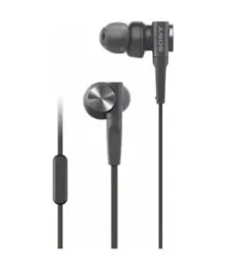 Experience Immersive Audio with SONY's MDR-XB55AP Bass Booster In-Ear Headphones with Enhanced Clarity