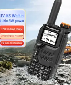 US Quansheng UV K5 Walkie Talkie Encrypt: Long Range, 50-599MHz Ham Radio for Two-Way Communication
