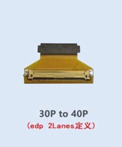 LED Screen EDP 30Pin to 40Pin Converter Cable: 2-Lane Adapter for Seamless Display Connection