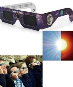 Total Solar Eclipse Glasses for Safe Astronomical Observation - 10X Magnification