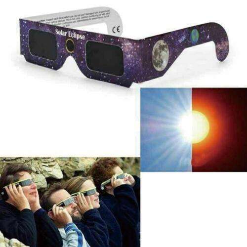 Total Solar Eclipse Glasses for Safe Astronomical Observation - 10X Magnification