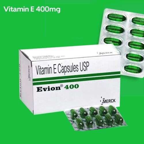 Evion Vitamin E Capsules: Nourish Your Body for Radiant Skin, Strong Hair, and Healthy Nails