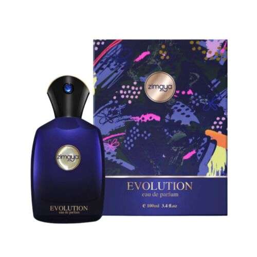 Evocative Journey to the Orient: EVOLUTION by Zimaya Afnan - Captivating 100ml Spray of Enchanting Fragrance