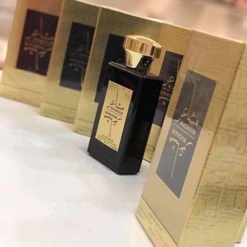 MASHAIR Gold Faan Eau de Parfum Perfume: Oud Elite, 100% Original for Men and Women (100ml) + Complimentary Deodorant
