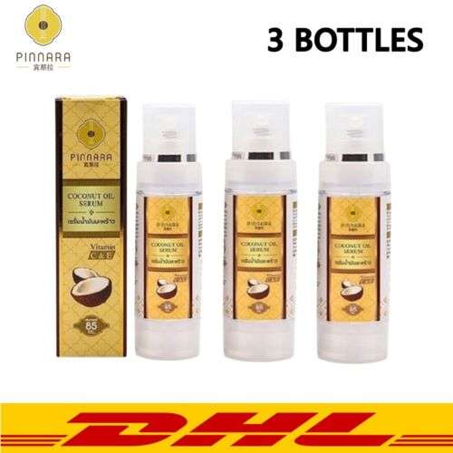 Pinnara Coconut Oil: Triple Strength Natural Serum for Skin, Hair, and Body